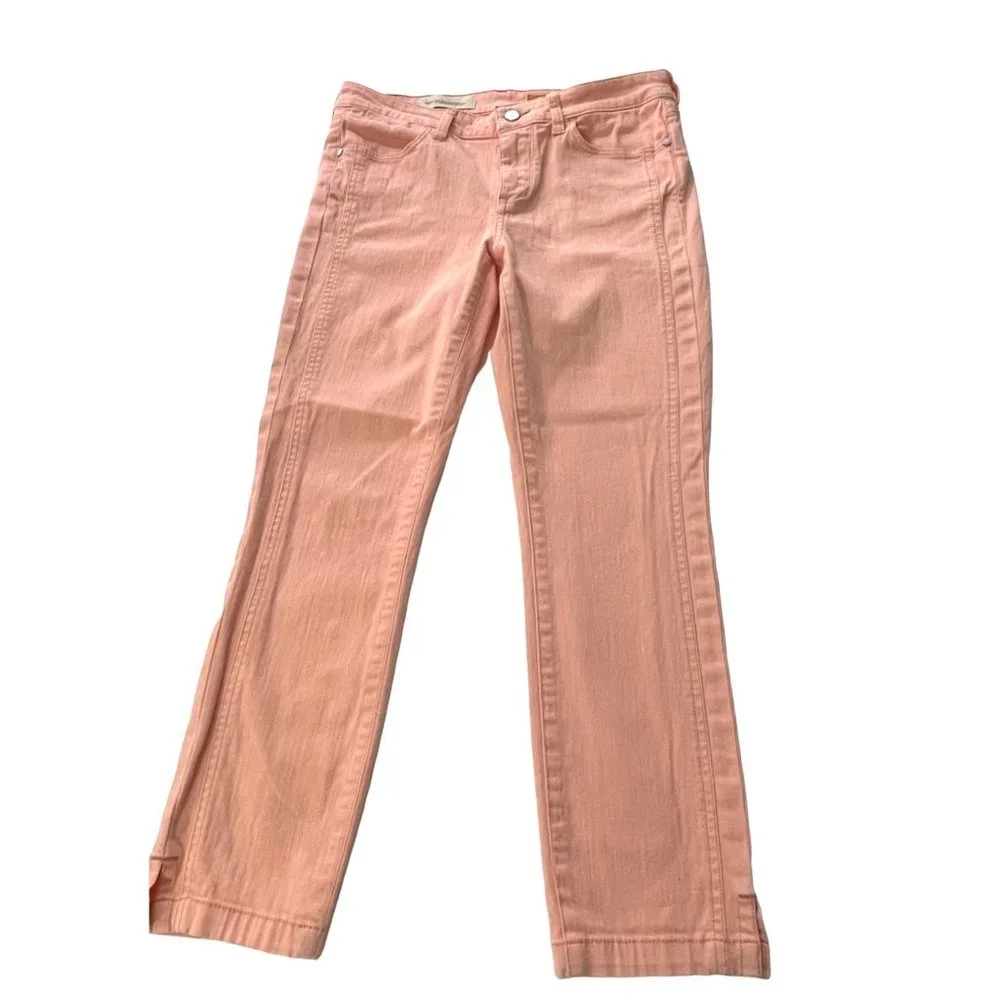 ANTHROPOLOGIE PILCRO and the Letterpress Peach Jeans Size 28 - Picture 7 of 11